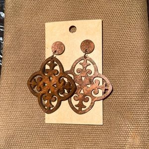 Wood Laser cut Mod Boho earrings
